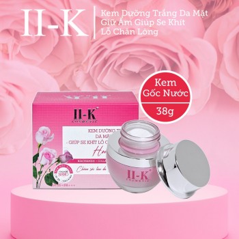 Kem Dưỡng Trắng Da Giữ Ẩm Se Khít Lỗ Chân Lông Hoa Hồng II-K Cosmetic